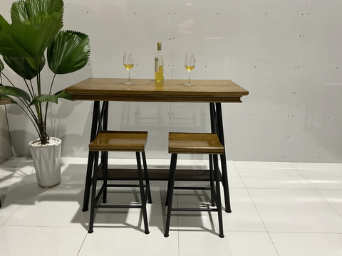  BỘ BÀN 2 GHẾ QUẦY ĐẢO BAR 