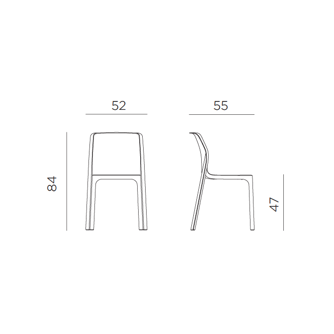 GHẾ NHỰA NHẬP KHẨU BIT