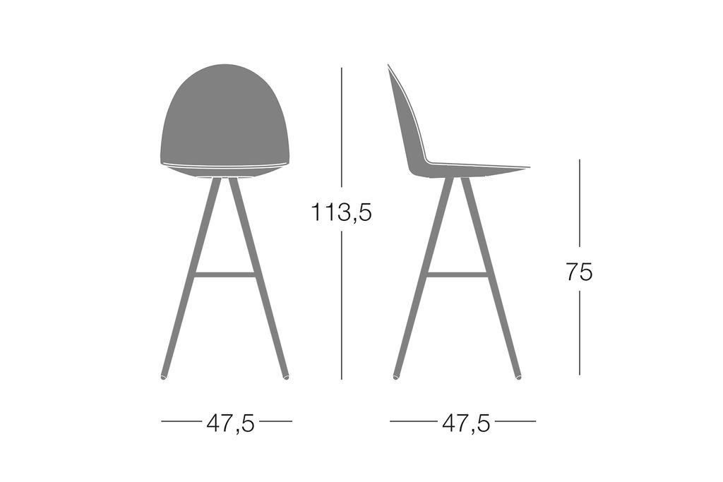 GHẾ QUẦY BAR STOOL TRESTLE