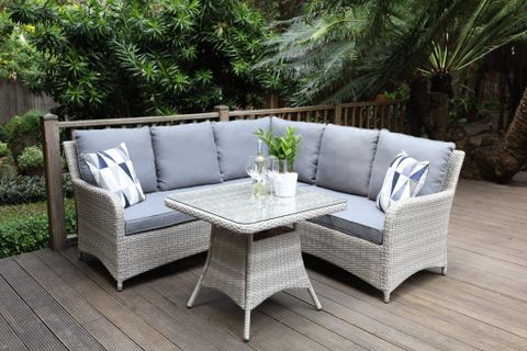  BỘ SOFA GÓC MÂY NHỰA NGOÀI TRỜI 