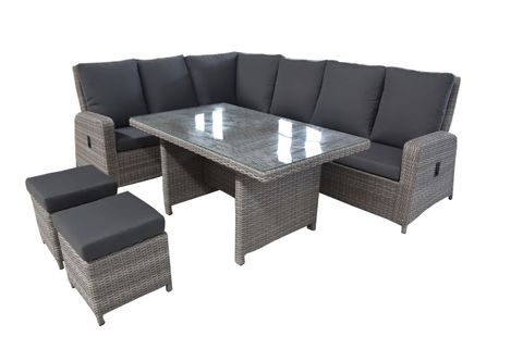  BỘ SOFA GÓC MÂY NHỰA NGOÀI TRỜI 