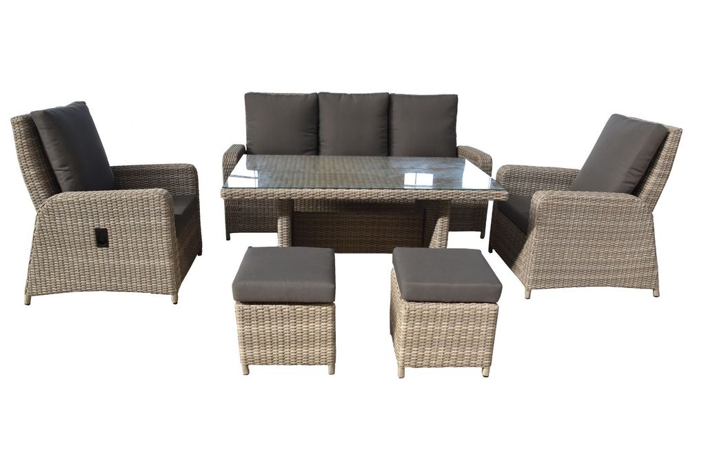 BỘ SOFA MÂY NHỰA NGOÀI TRỜI