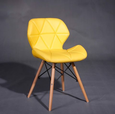  GHẾ CAFE MẶT BỌC DA PU CHÂN GỖ 