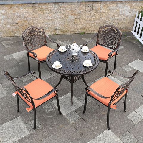  Bộ bàn ghế nhôm đúc nhập khẩu (1 bàn D90 và 4 ghế) 