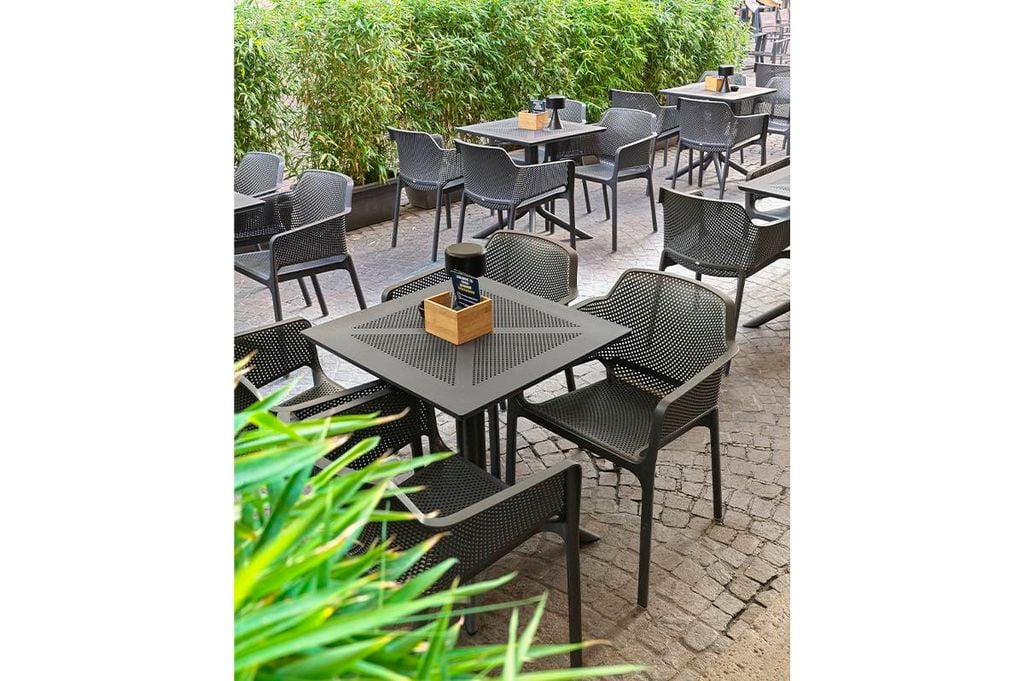 Bộ bàn 4 ghế nhập khẩu ngoài trời Clipx - Net Chair