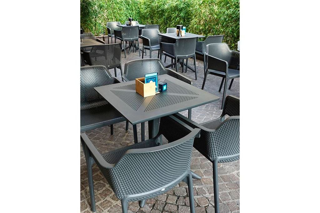 Bộ bàn 4 ghế nhập khẩu ngoài trời Clipx - Net Chair
