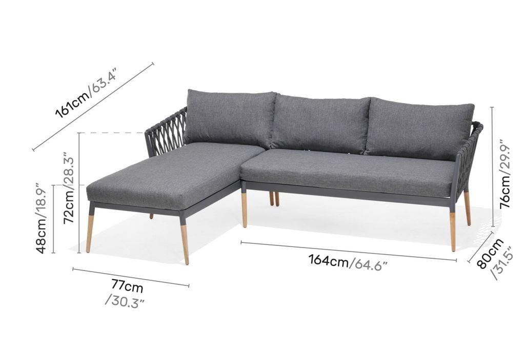 Bộ Sofa Ipanema Góc Ngoài Trời
