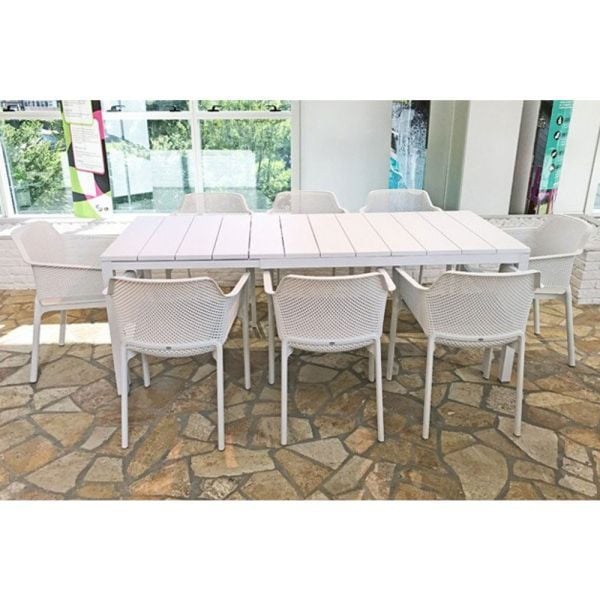 Bộ bàn 8 ghế nhập khẩu ngoài trời Rio140/210 - Net chair