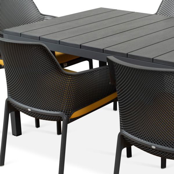 Bộ bàn 6 ghế nhập khẩu ngoài trời Rio210/280 - Net relax