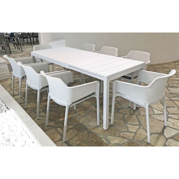 Bộ bàn 8 ghế nhập khẩu ngoài trời Rio140/210 - Net chair