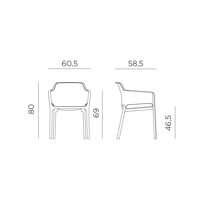 GHẾ NHỰA NHẬP KHẨU NET CHAIR