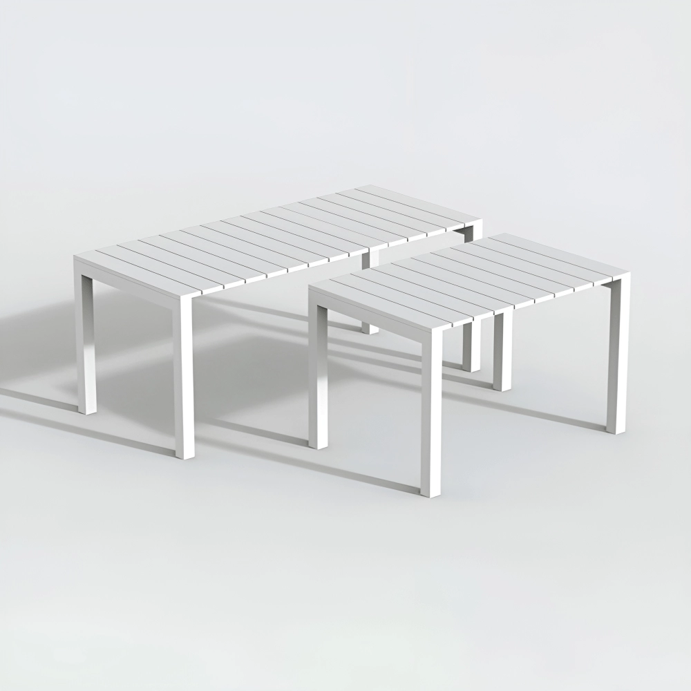 Bàn cố định chữ nhật 180