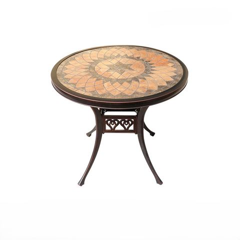  Bàn nhôm đúc mặt đá nhập khẩu D84 