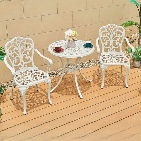  Bộ bàn ghế nhôm đúc nhập khẩu (1 bàn D68 và 2 ghế) 