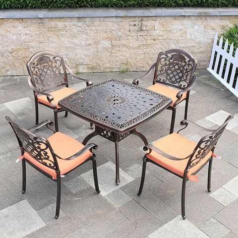  Bộ bàn ghế nhôm đúc nhập khẩu (1 bàn D90 và 4 ghế) 