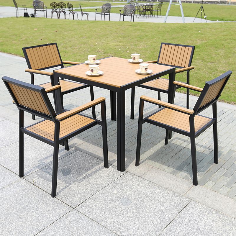 Bộ bàn ghế composite nhập khẩu ( 1 bàn và 4 ghế)