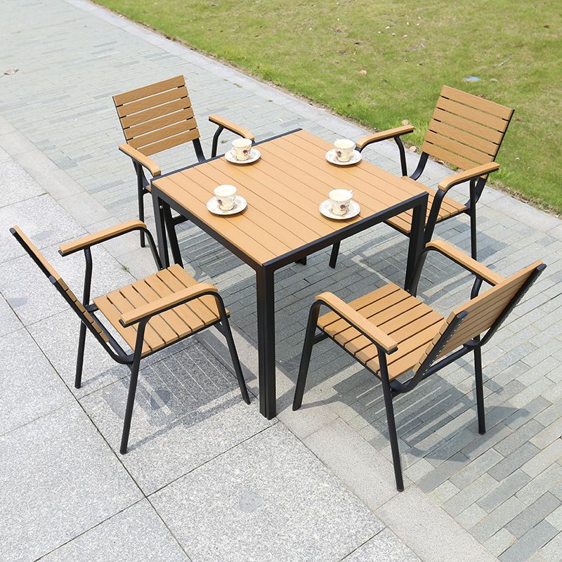 Bộ bàn ghế composite nhập khẩu ( 1 bàn và 4 ghế)