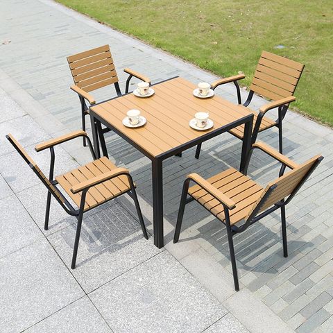  Bộ bàn ghế composite nhập khẩu ( 1 bàn và 4 ghế) 