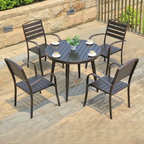  Bộ bàn ghế nhôm đúc nhập khẩu (1 bàn D90 và 4 ghế) 