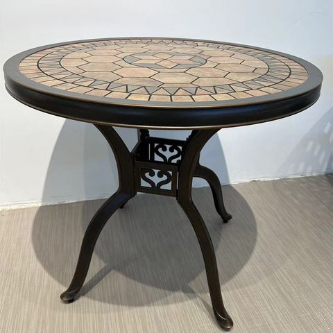  Bàn nhôm đúc mặt đá nhập khẩu D83 