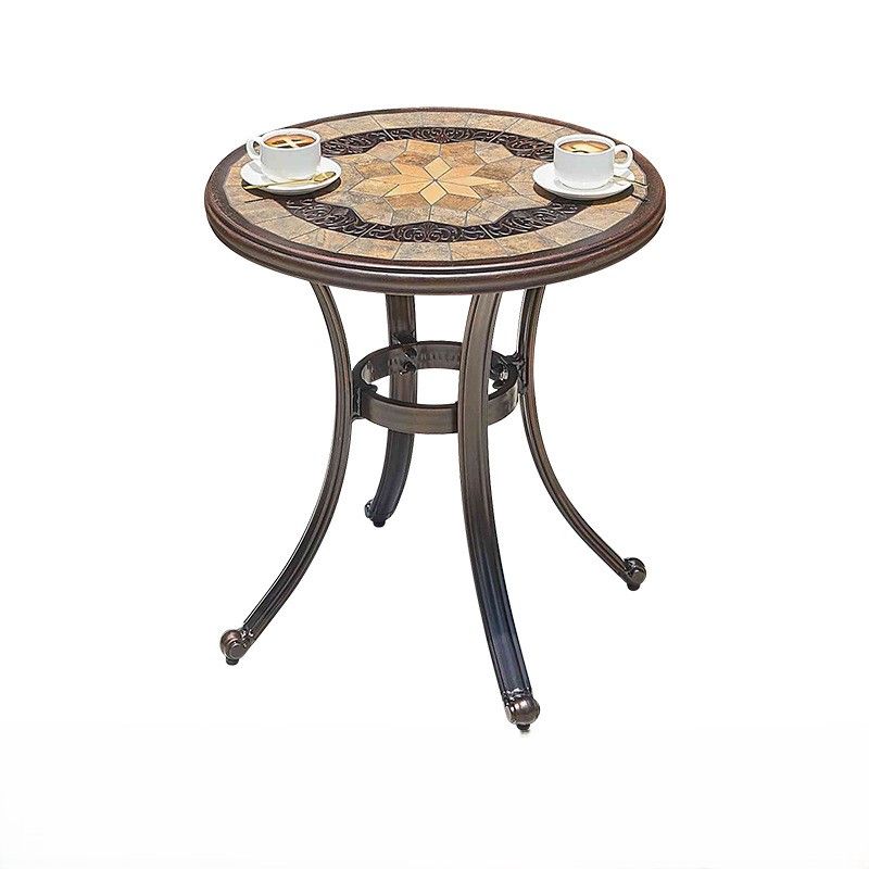 Bàn nhôm đúc mặt đá nhập khẩu D60