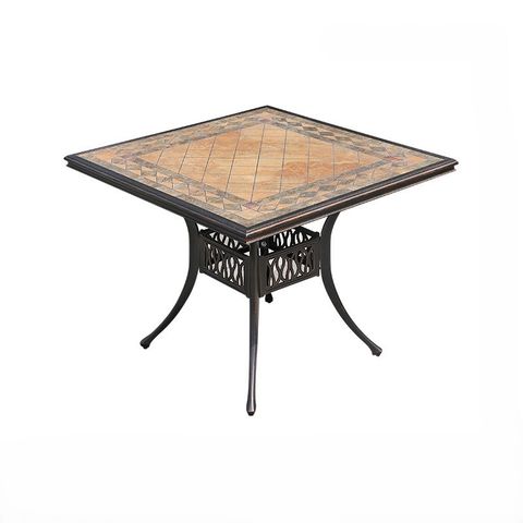  Bàn nhôm đúc mặt đá nhập khẩu D90 