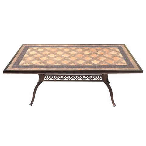  Bàn nhôm đúc mặt đá nhập khẩu D188 