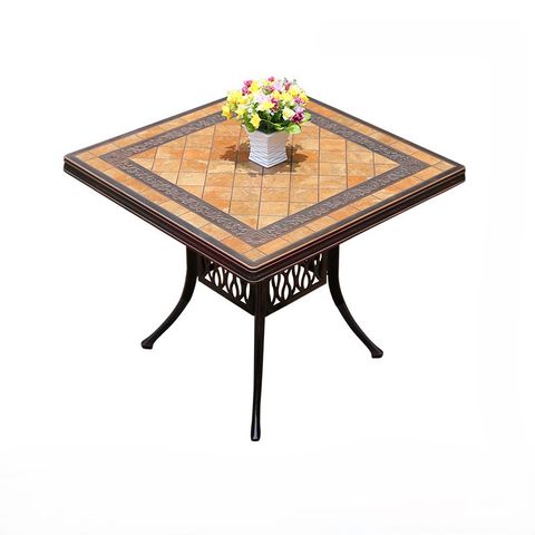  Bàn nhôm đúc mặt đá nhập khẩu D80 