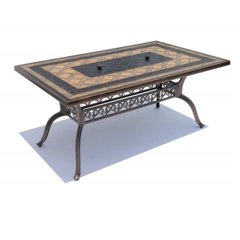  Bàn nhôm đúc mặt đá nhập khẩu D188 