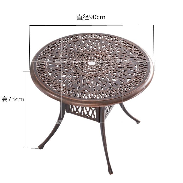 Bàn nhôm đúc nhập khẩu D90