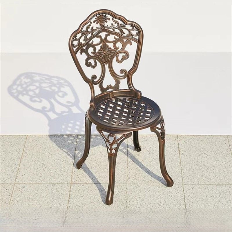 Bộ bàn ghế nhôm đúc nhập khẩu (1 bàn D68 và 4 ghế)