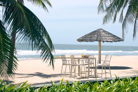  Bộ Bàn Ghế Cafe Ngoài Trời 4 Ghế Nhôm Aluminium / 1 Bàn - PORTALS  95 