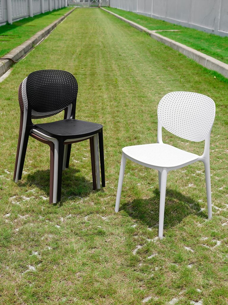 GHẾ CAFE NHỰA NGUYÊN SINH.