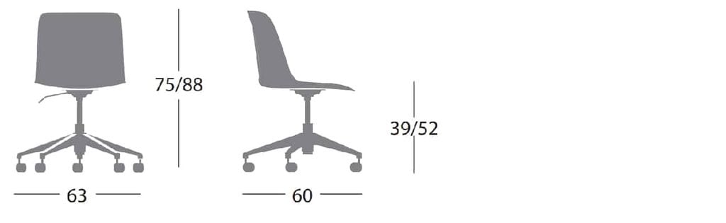 GHẾ TOBE CHÂN 5 BÁNH