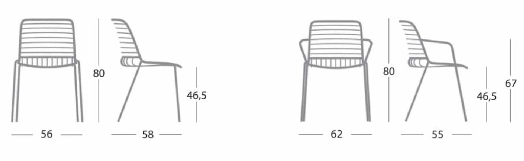 BỘ BÀN 2 GHẾ SAMU - TO BE OUTDOOR ARMCHAIR
