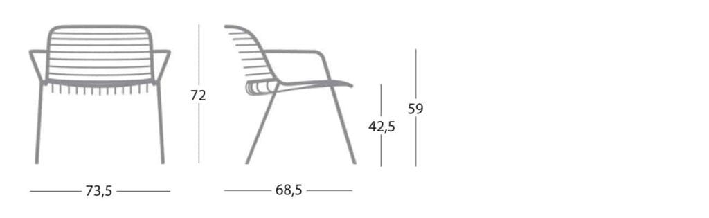 GHẾ TOBE OUTDOOR RELAX