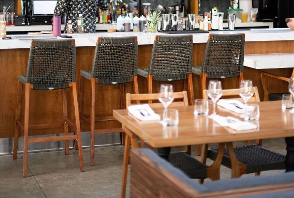 GHẾ QUẦY BAR ĐAN DÂY