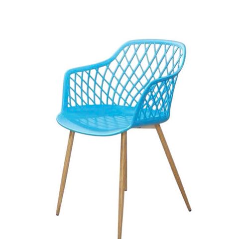  GHẾ CAFE MẶT NHỰA CHÂN SẲT 