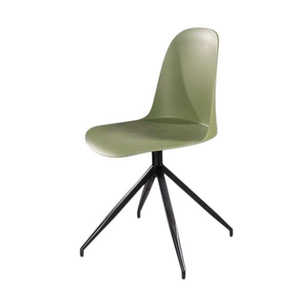 GHẾ MẶT NHỰA CHÂN SẮT - ĐẾ XOAY