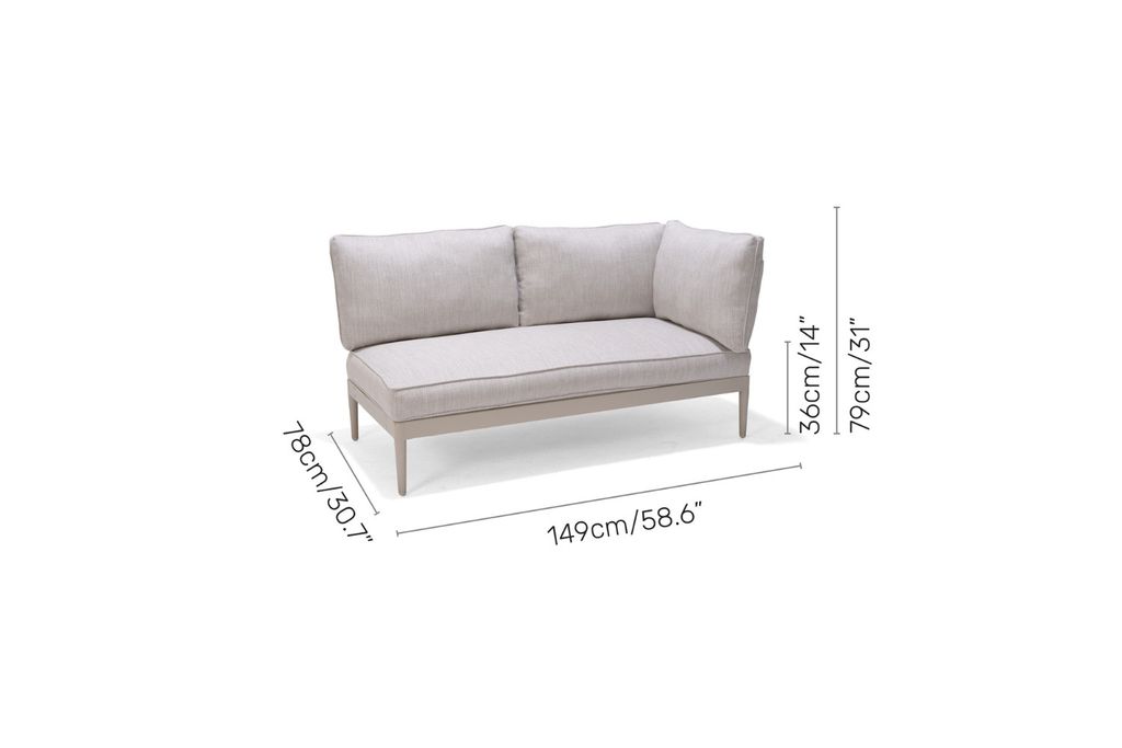 Ghế sofa Topaz Left/Right