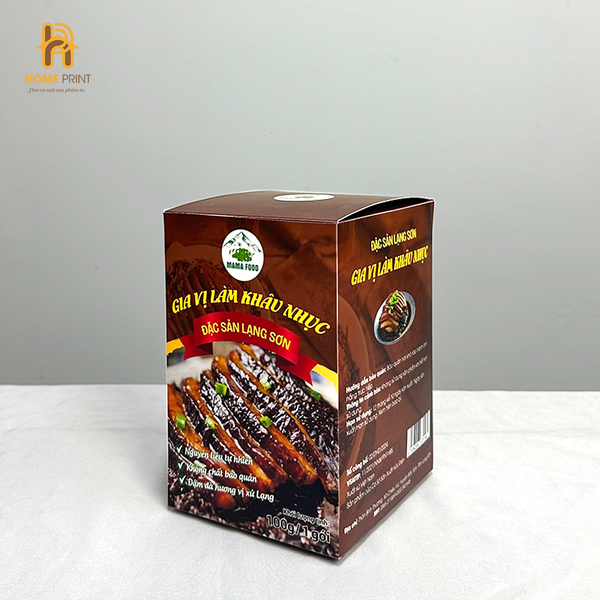  In Hộp Giấy Đựng Gia Vị 
