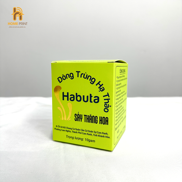  In Hộp Giấy Đựng Đông Trùng Hạ Thảo 