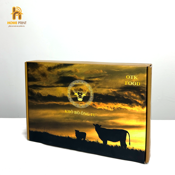  In Hộp Giấy Đựng Khô Bò 