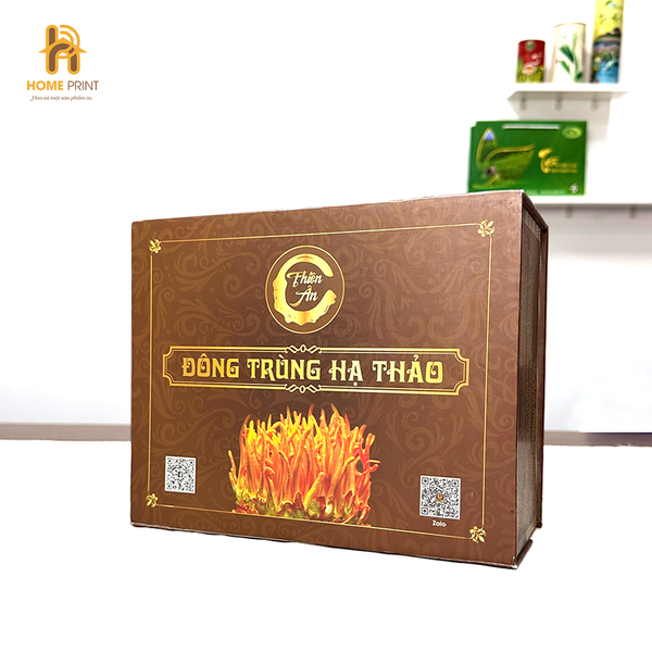  Hộp Carton Cứng Đựng Đông Trùng Hạ Thảo 