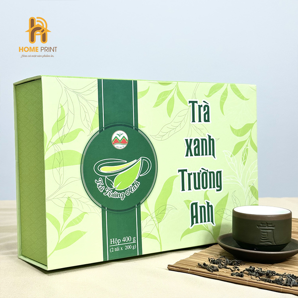  In Hộp Giấy Carton Cứng Đựng Trà 