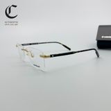Gọng kính khoan cao cấp mạ vàng Montblanc MB0088O - 003 Mẫu kính khoan phổ thông cho anh chị văn phòng