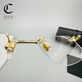 Gọng kính khoan cao cấp mạ vàng Montblanc MB0088O - 003 Mẫu kính khoan phổ thông cho anh chị văn phòng