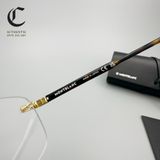 Gọng kính khoan cao cấp mạ vàng Montblanc MB0088O - 003 Mẫu kính khoan phổ thông cho anh chị văn phòng