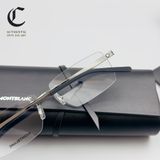 Gọng kính khoan cao cấp mạ vàng Montblanc MB0105O - 002