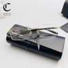 Gọng kính khoan cao cấp mạ vàng Montblanc MB0055O - 006